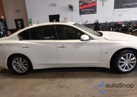 2014 Infiniti Q50 Premium z USA, uszkodzony, nr VIN JN1BV7AP0EM679026